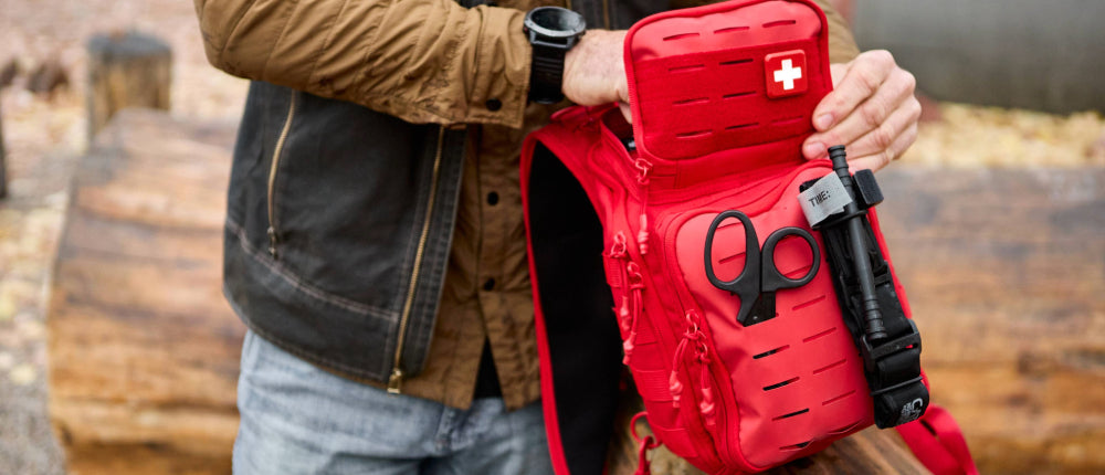 Recon First Aid Kit - Compact & Durable Emergency Medical Supplies for Outdoor Adventures, Hiking, Camping & Survival