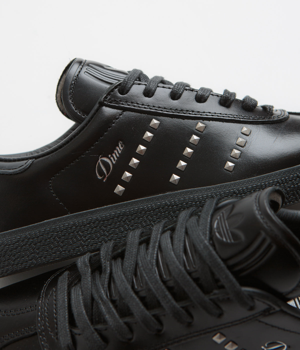 Adidas x Dime Gazelle ADV Sneakers - Core Black / Silver Metallic / Carbon - Men's Streetwear Shoes for Casual Wear & Urban Fashion