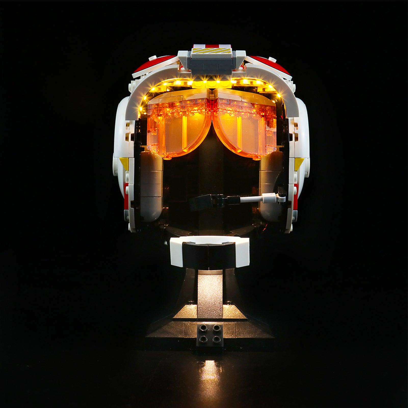 Best Light Kit for Lego Star Wars Luke Skywalker Helmet 75327 - DIY Lighting Upgrade for Display & Collectors - Perfect for Home Decor, Gift & Star Wars Fans