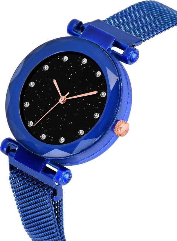 GIFFEMANS Luxury Diamond Round Dial Magnetic Bracelet Watch for Women - Perfect for Formal Events, Parties & Everyday Elegance