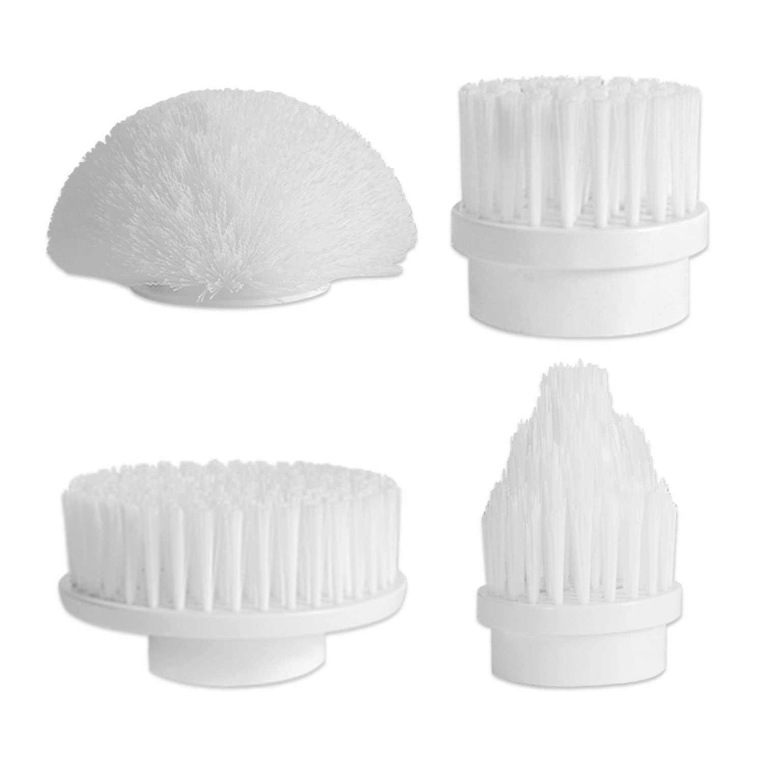 4pcs Replacement Brush Heads for M Series Electric Spin Scrubber - Compatible with Cordless Power Scrubber for Deep Cleaning Bathroom, Toilet, Tile & Grout - Durable Spin Scrubber Accessories for Sparkling Home Surfaces