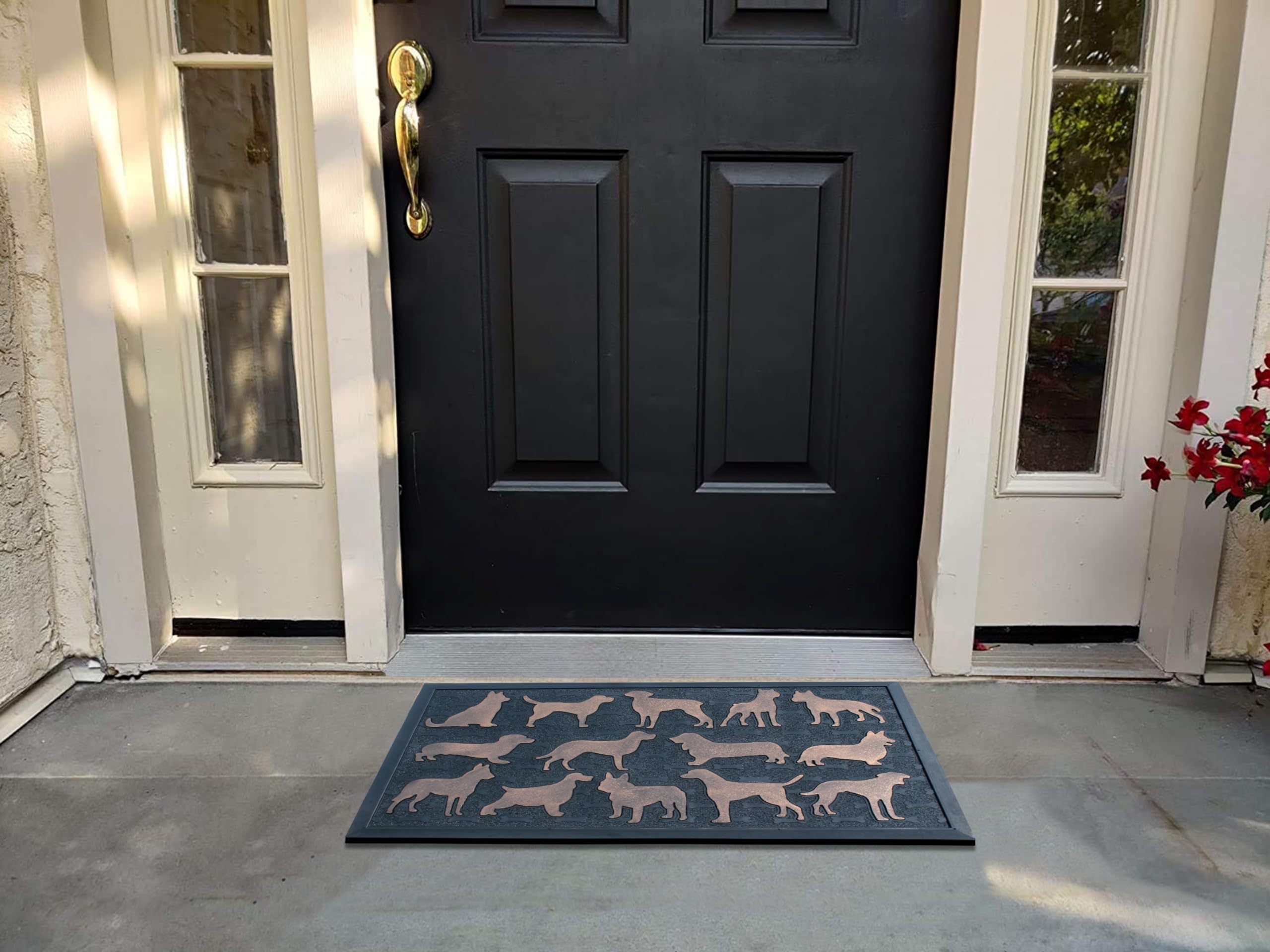 Non-Slip Rubber Welcome Doormat 18