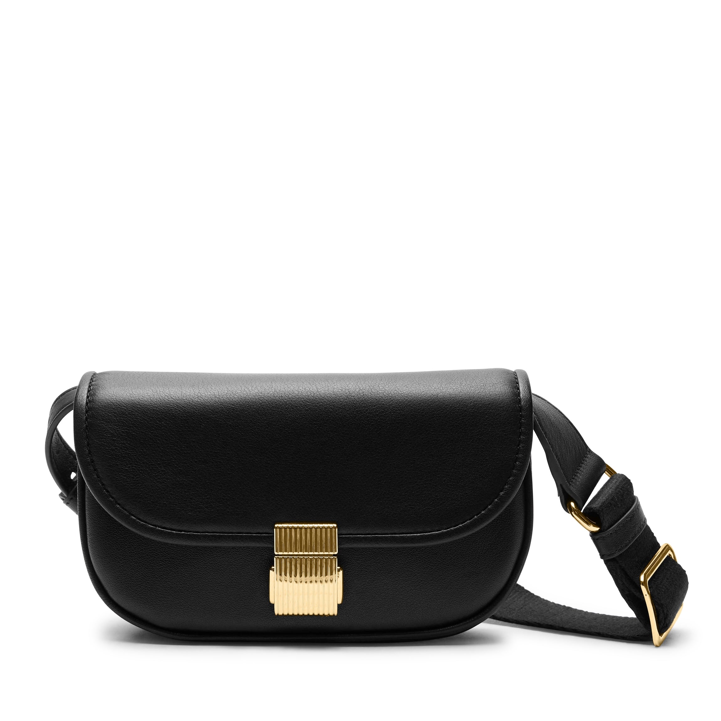 Katy Mini Belt Bag Black Onyx - Stylish Waist Pack for Travel, Running & Everyday Use