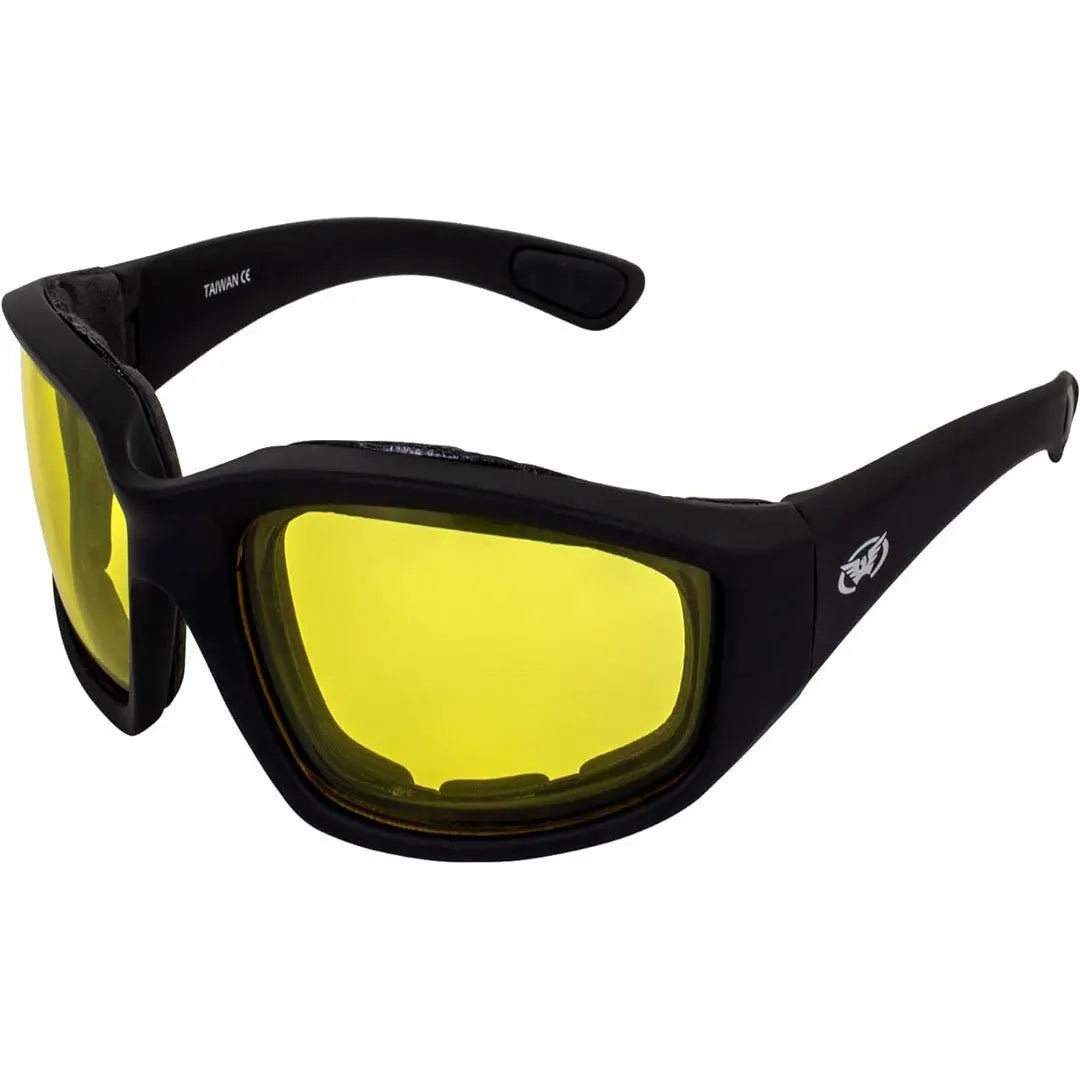 Global Vision Kickback Motorcycle Sunglasses - Polarized UV Protection for Riding, Driving & Outdoor Sports