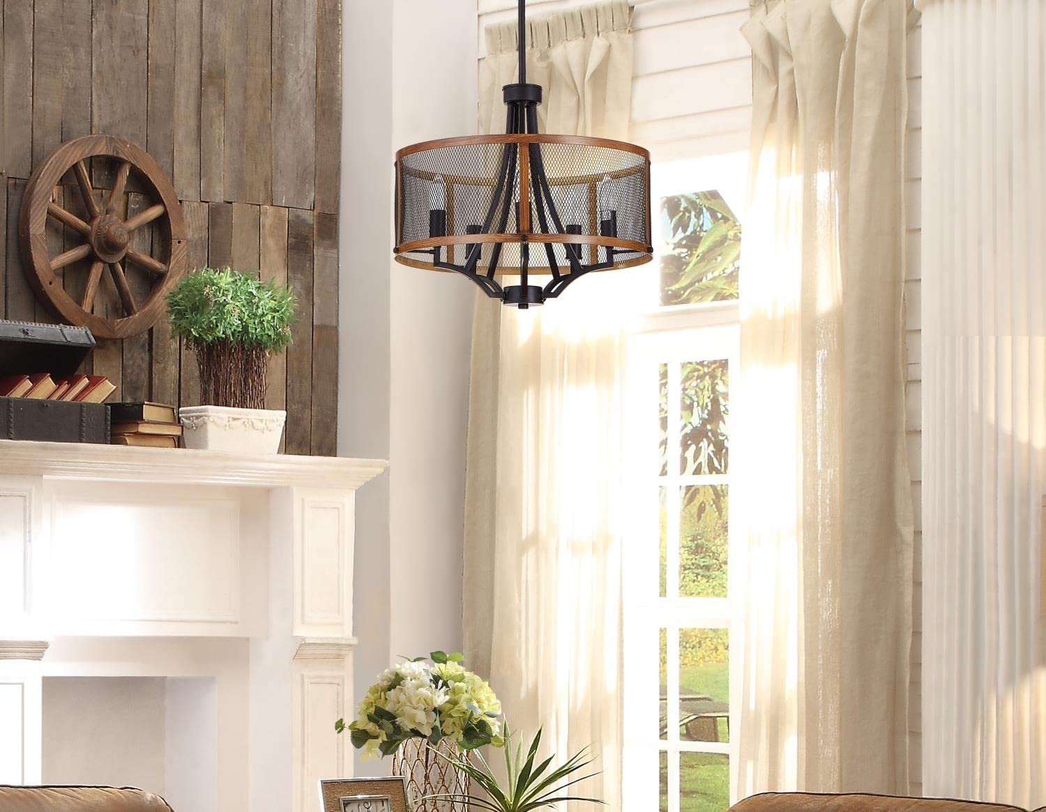 Eastwood Chandelier Lamp - Elegant Crystal Ceiling Light Fixture for Dining Room, Living Room & Bedroom | Modern Home Decor Lighting Solution