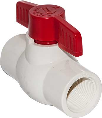 3 Inch (80mm) PVC Ball Valve with Female Threads - Ideal for Plumbing, Irrigation, and Water Control Systems