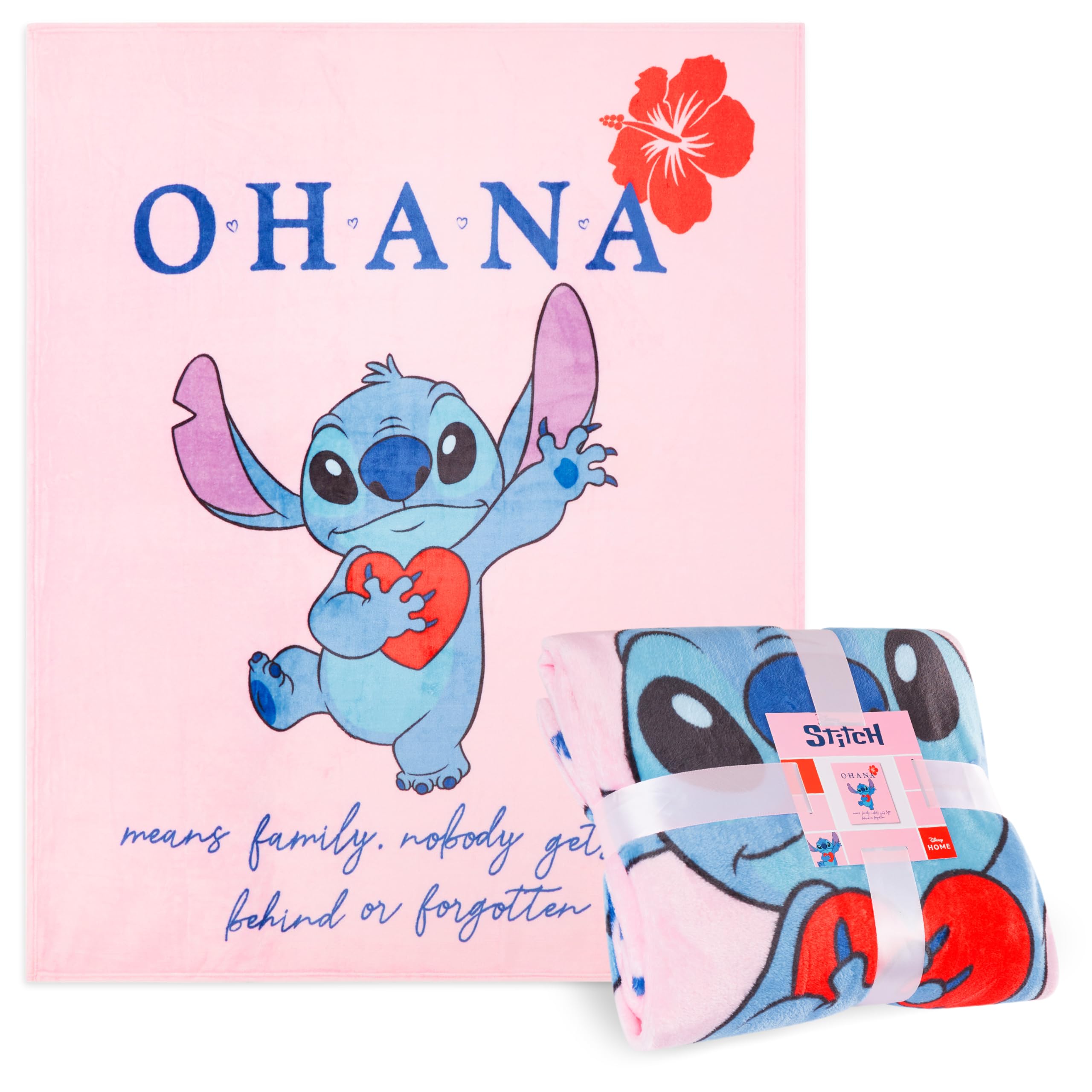 Disney Stitch Fleece Throw Blanket 59.1