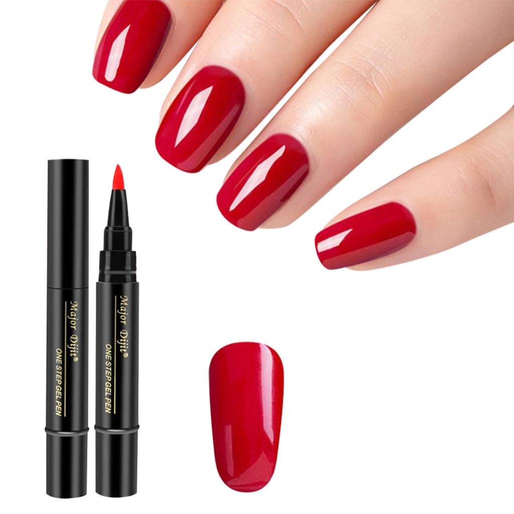 **YSBZChu 3-in-1 Nail Polish Pen – 5ml Glitter One Step Gel Nail Art Pen, No Base or Top Coat Needed – Perfect for Women & Girls, DIY Manicure, Party & Birthday Gifts (Style A)**    *(Use Cases: At-home manicures, salon-quality nails, party looks, quick touch-ups, gift-giving for birthdays and holidays.)*