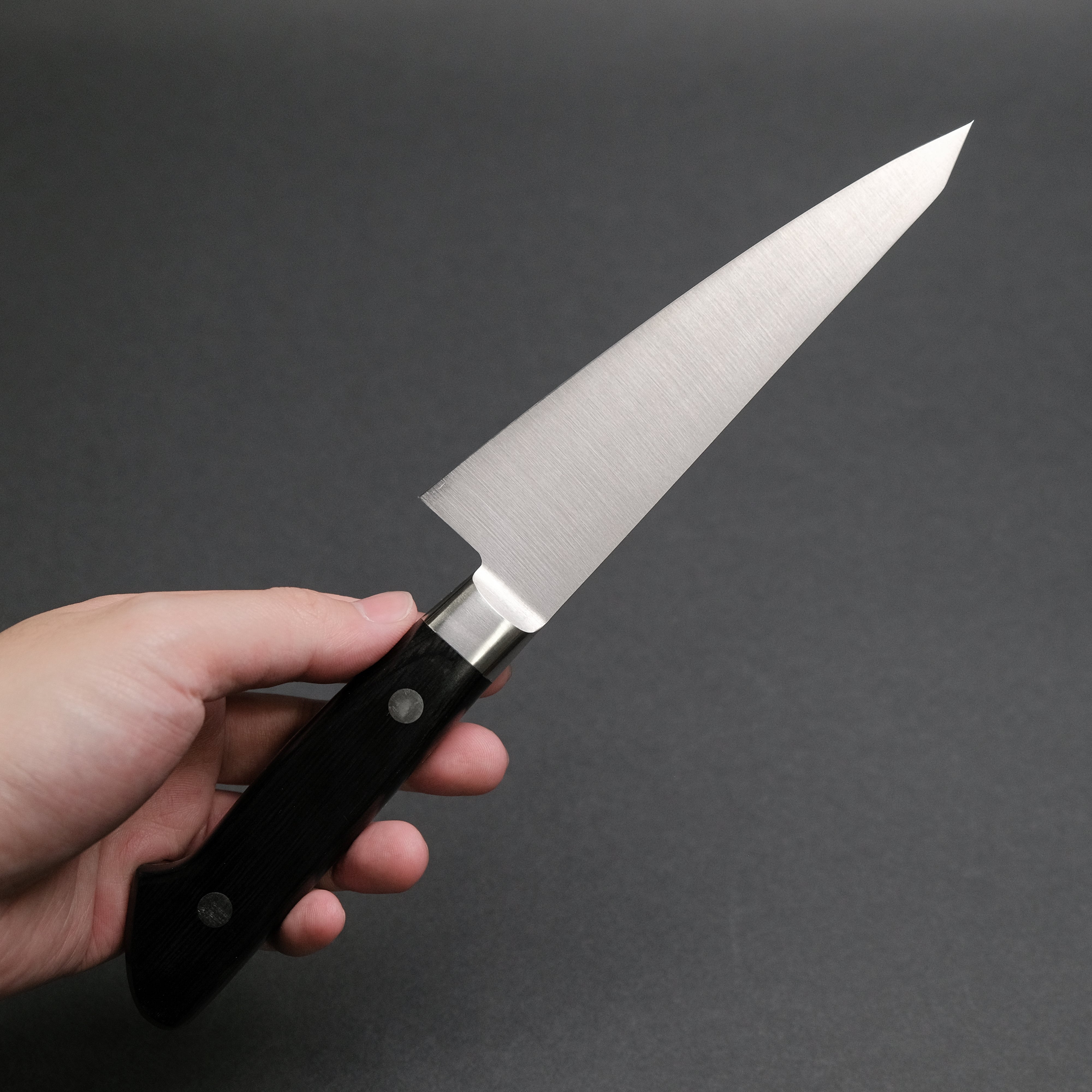 Hitohira FJ Semi Stainless Honesuki Knife with Kaku Pakka Handle - Japanese Boning Knife for Poultry, Meat & Fish Cutting | Professional Kitchen & Home Cooking Tool