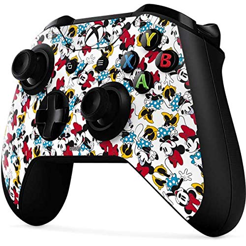 Officially Licensed Disney Rockin Minnie Mouse Gaming Skin for Xbox One X Controller - Custom Decal Sticker for Enhanced Grip & Protection - Perfect for Gamers & Disney Fans
