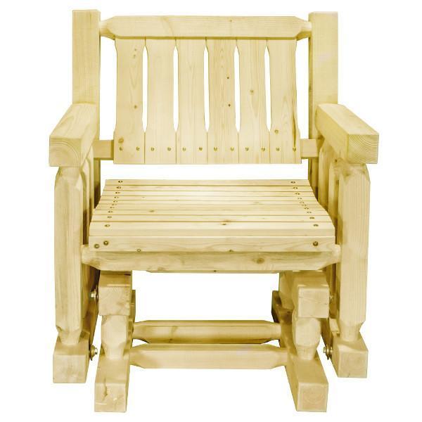 Homestead Single Seat Glider - Comfortable Patio Swing Chair for Outdoor Relaxation - Perfect for Porch, Garden, and Backyard Lounging