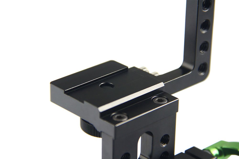 Lanparte BMPCC-01 Blackmagic Pocket Cinema Camera Cage for Blackmagic Pocket 4K/6K - Aluminum Alloy Rig with 15mm Rod Clamps & Cold Shoe Mount - Professional DSLR Stabilizer for Filmmaking, Vlogging and Video Production