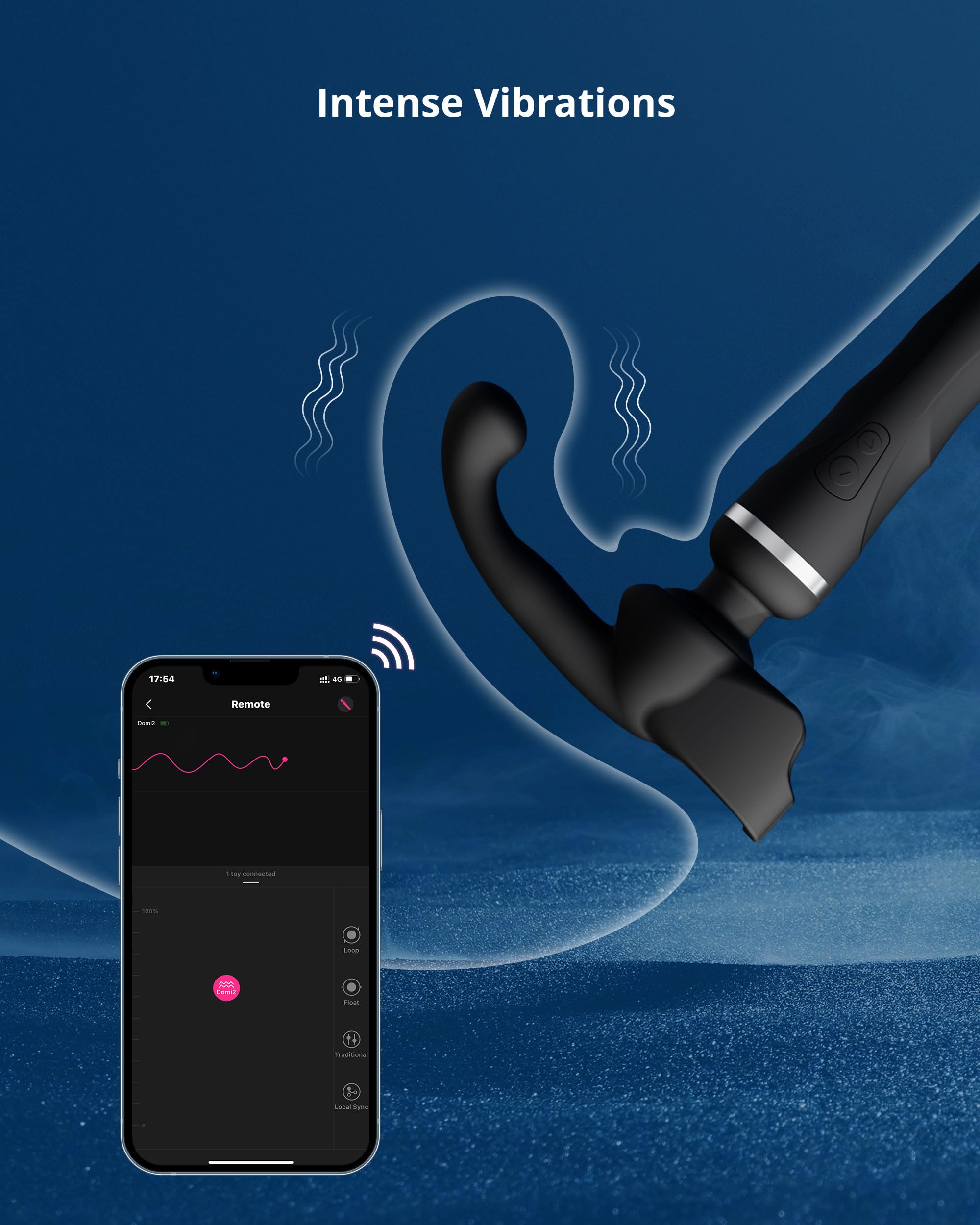 LOVENSE Domi 2 Prostate Massager for Men - Powerful Anal Vibrator Sex Toy with Remote Control - Perfect for Couples Play & Solo Pleasure