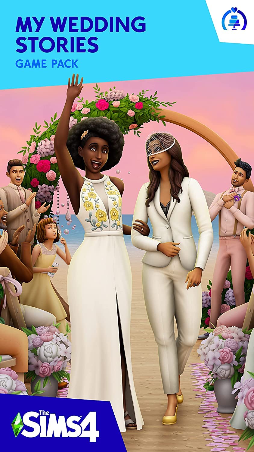The Sims 4 My Wedding Stories Game Pack - PC/Mac Digital Download Code (Origin) | English Version | Perfect for Virtual Weddings & Romantic Storytelling