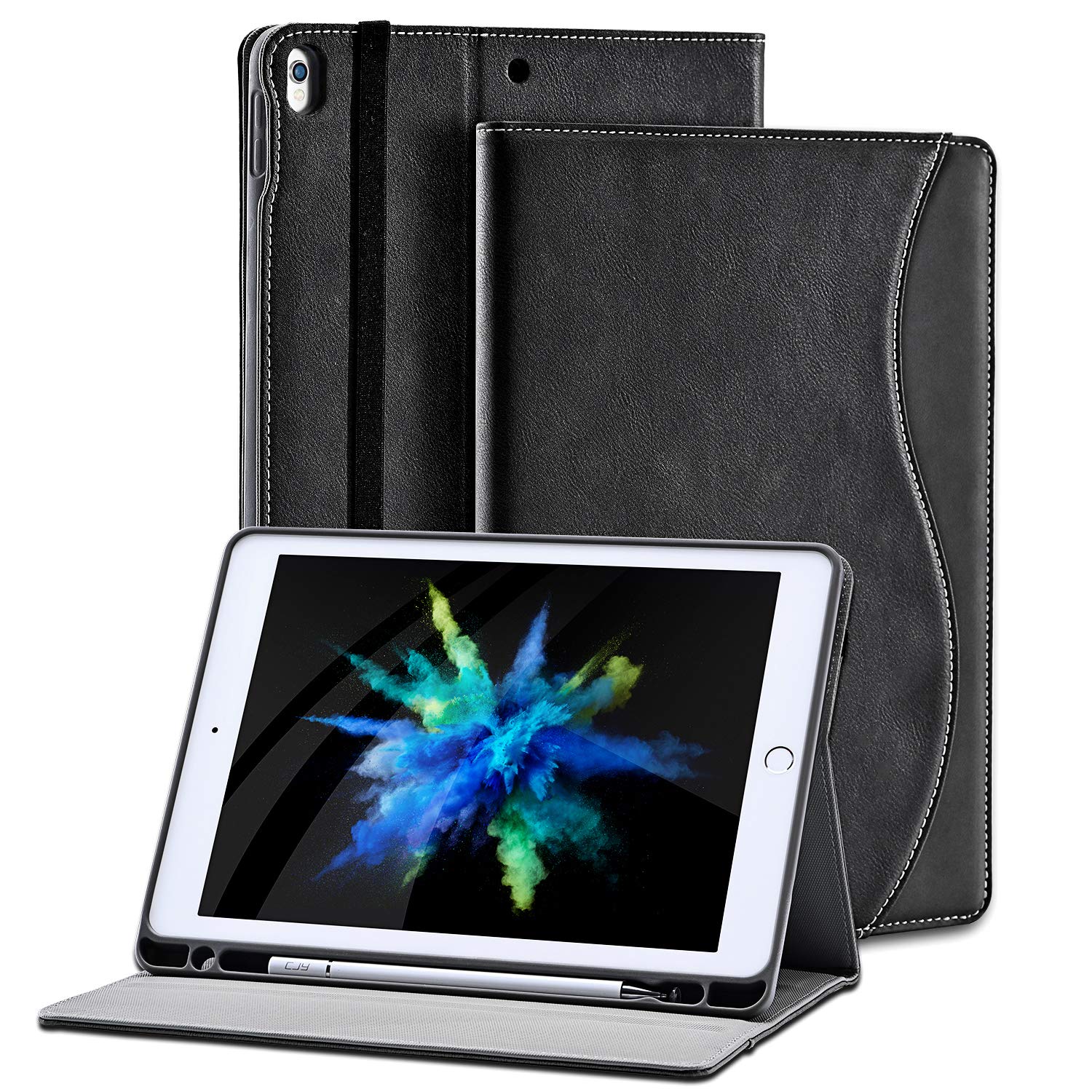 Premium Leather Folio Case for iPad 10.2 (8th/7th Gen) & iPad Air 3 10.5