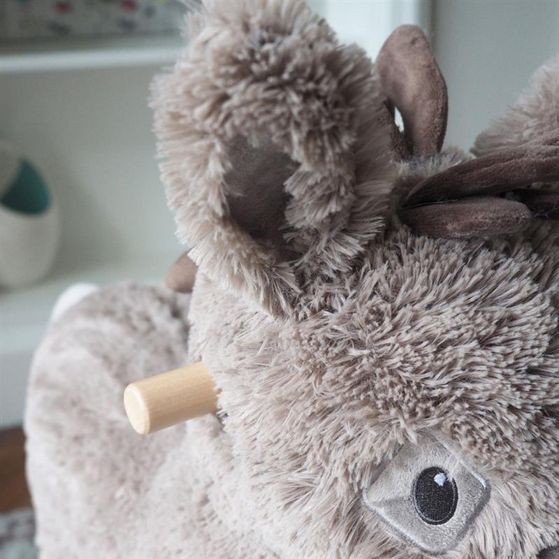 Norbert Rocking Donkey - Wooden Baby Rocking Horse Toy for Toddlers, Safe & Durable Nursery Decor - Perfect for Playtime, Gift & Kids Room Decoration