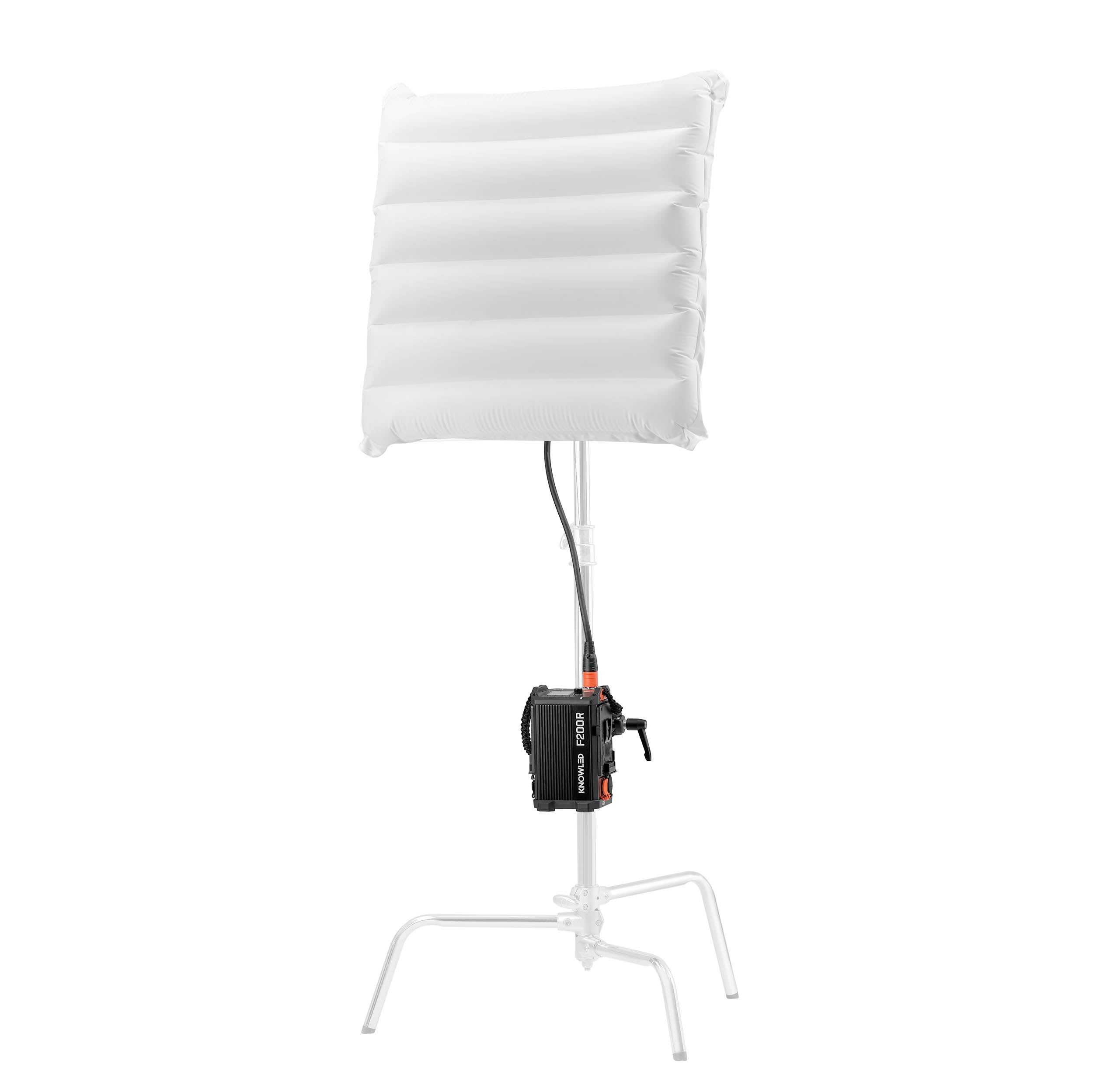 KNOWLED F200R K2 2x2 Feet IP54 Waterproof Flexible RGB LED Panel with Softbox Kit - Professional Cine Lighting for Photography, Videography & Studio Use