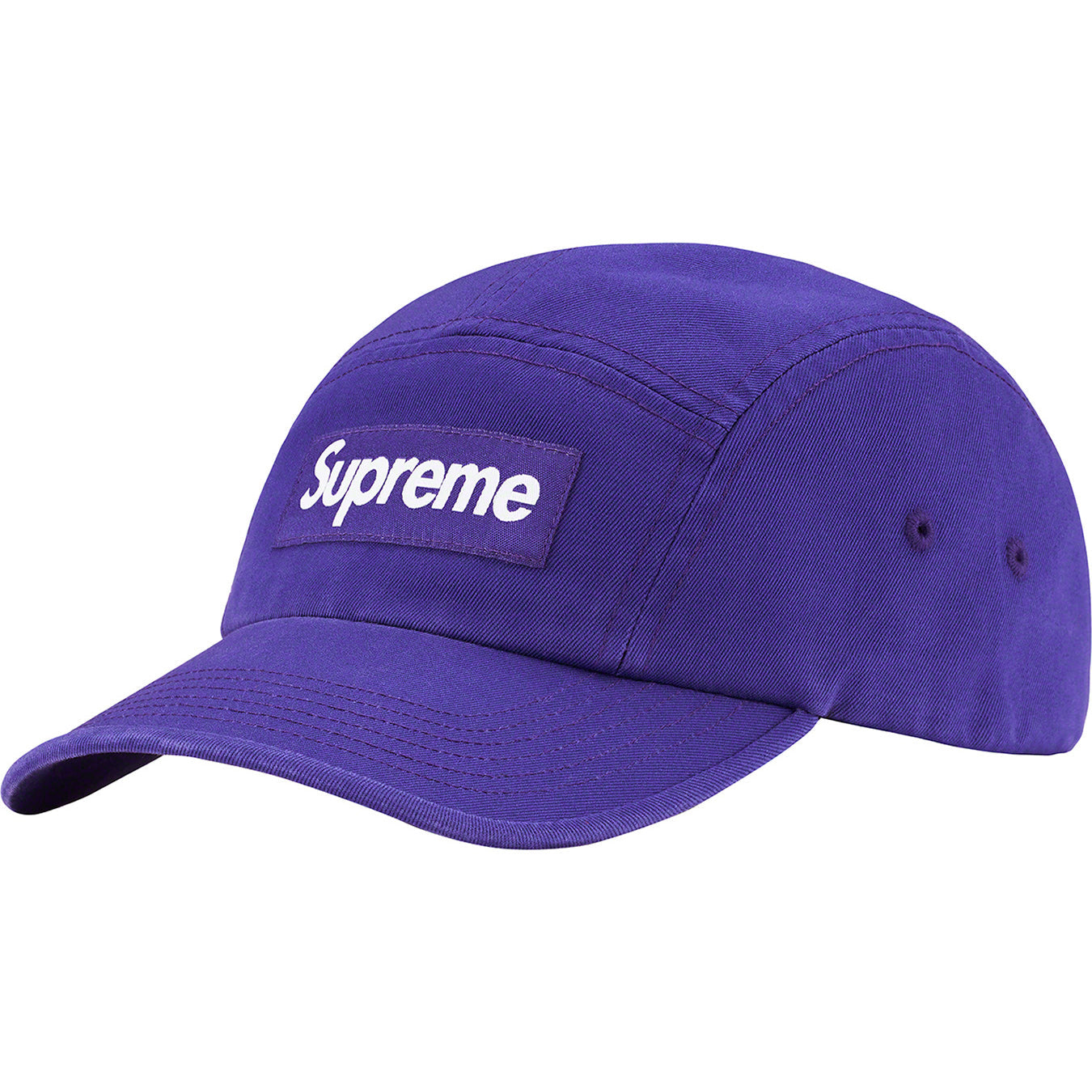 Supreme SS23 Washed Chino Twill Camp Cap - Purple Bucket Hat for Men, Streetwear Fashion Accessory | Perfect for Urban Outfits, Casual Wear & Hip-Hop Style