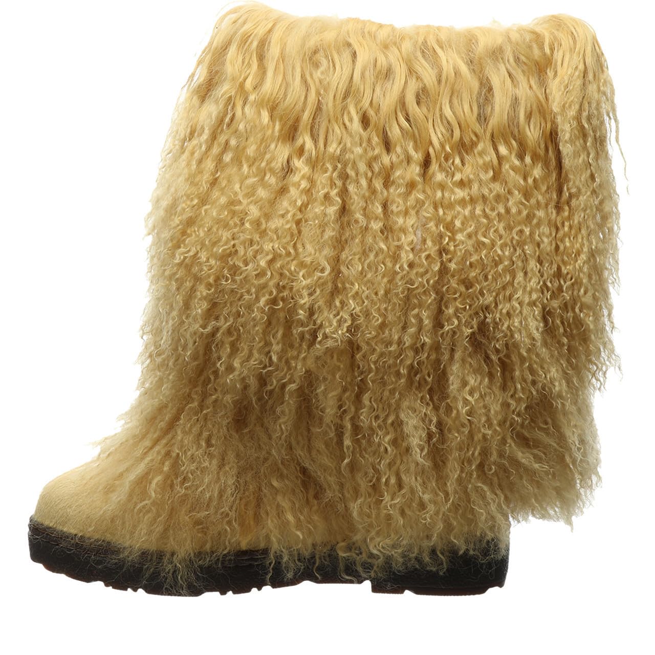 BEARPAW Women's Boetis Winter Boots - Slip On, Natural Fur Lined, Multiple Colors - Cozy & Comfortable for Cold Weather, Snow, Outdoor Activities