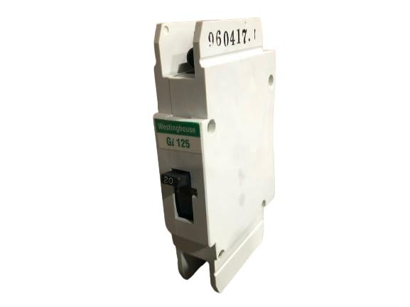 EATON CUTLER HAMMER GI1020 1-Pole 20 Amp Circuit Breaker - GI Series Top Level Protection for Residential & Commercial Electrical Panels