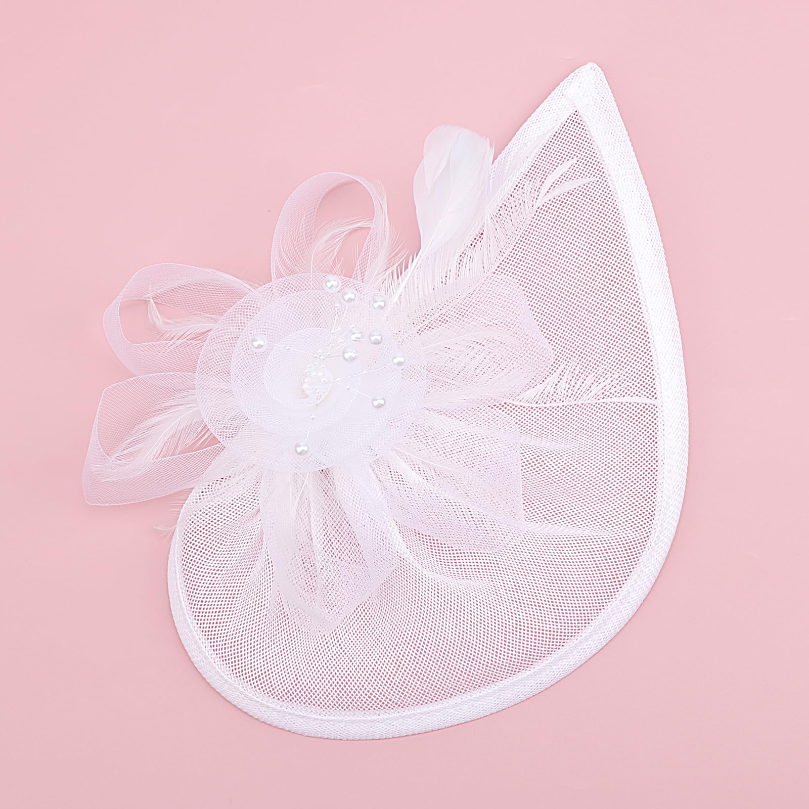 Elegant Women's Fascinator Hats with Flowers - Headband & Clip for Kentucky Derby, Tea Parties, Weddings & Special Events - Stylish Headwear for Women & Girls