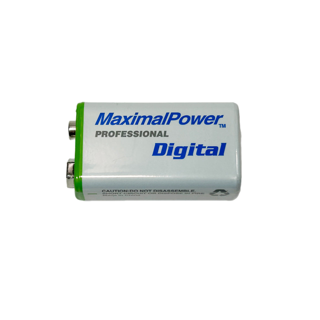MaximalPower 9V 600mAh Lithium Ion Rechargeable Battery - Long Lasting High Capacity 9 Volt Block Battery for Smoke Detectors, Guitar Pedals & Electronic Devices