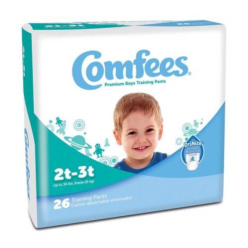 Comfees Boys Potty Training Pants - Size 2T-3T | Leak Proof, Soft & Absorbent | Daytime & Overnight Use for Toddler Potty Training
