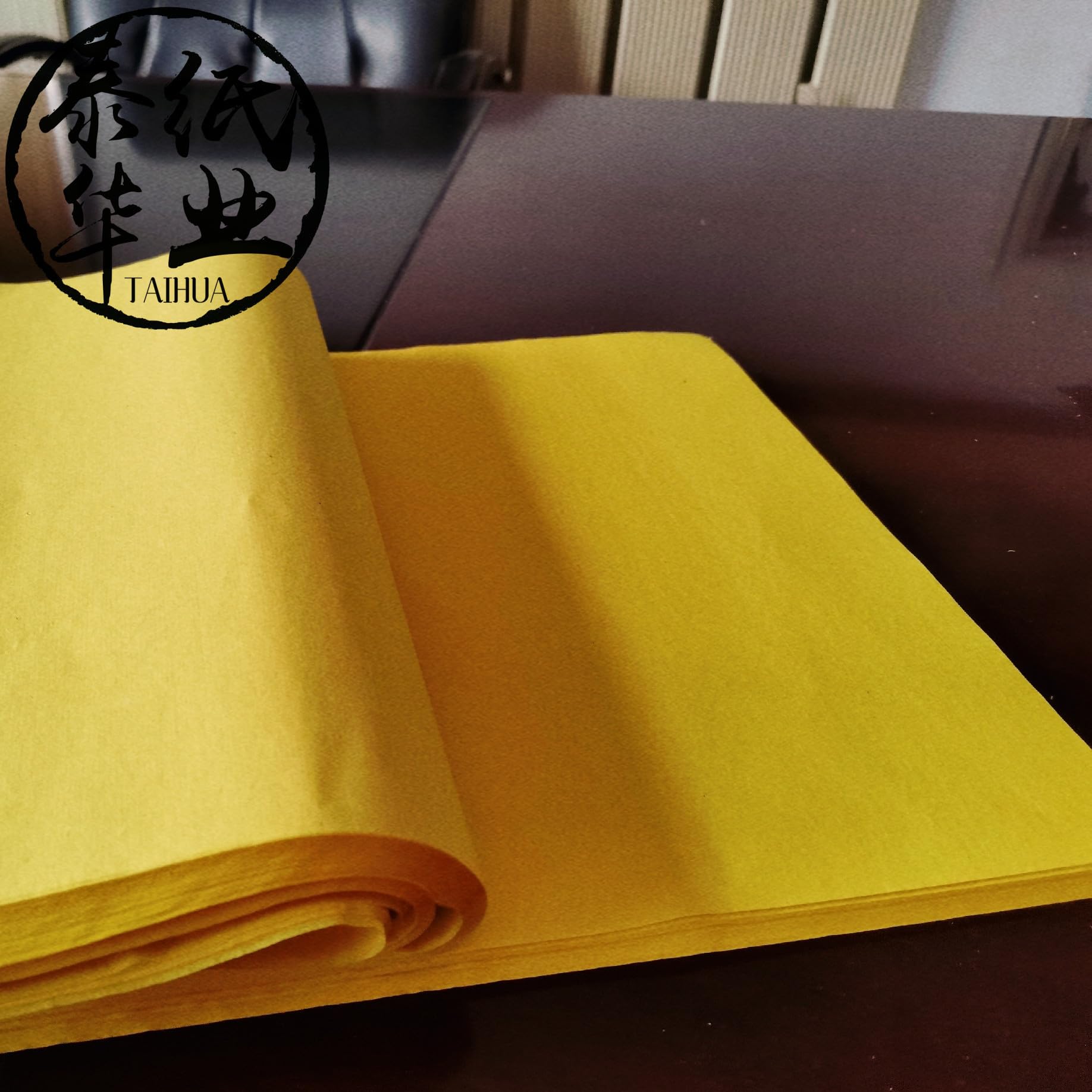 Premium Yellow Watch Paper 30x27cm - 800 Sheets of Sacrificial Yellow Burnt Paper, Hemp Paper for Money Burning | Ideal for Ancestral Worship, Funeral Ceremonies & Spiritual Rituals