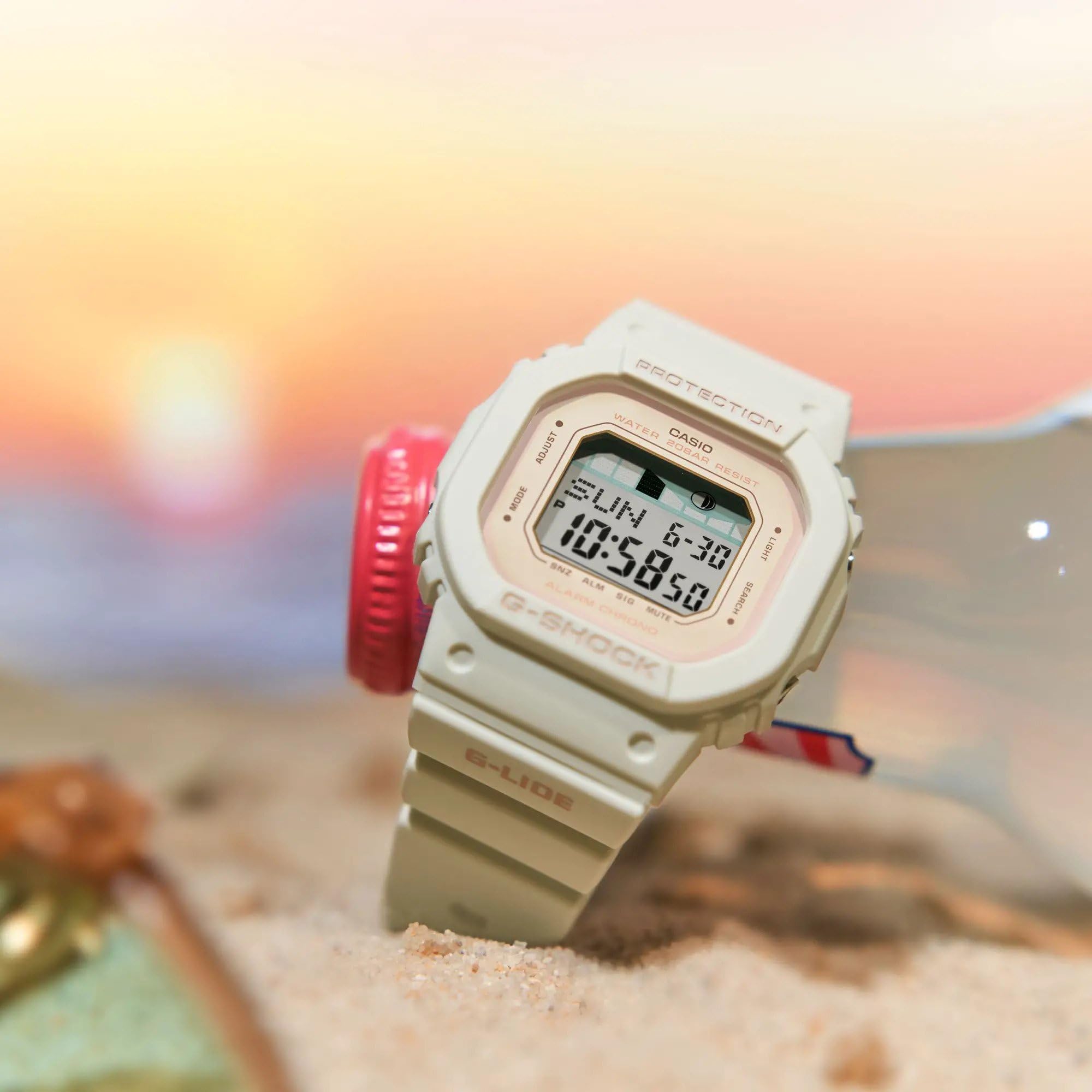 Casio Women's GLX-S5600-7ER Digital Quartz Watch with Durable Plastic Strap - Sporty & Stylish for Running, Swimming & Everyday Wear