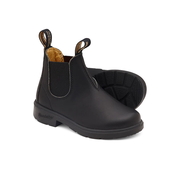 Blundstone 531 Kids Chelsea Boots - Black Leather Ankle Boots for Boys & Girls | Comfortable & Durable for School, Outdoor Play & Everyday Wear