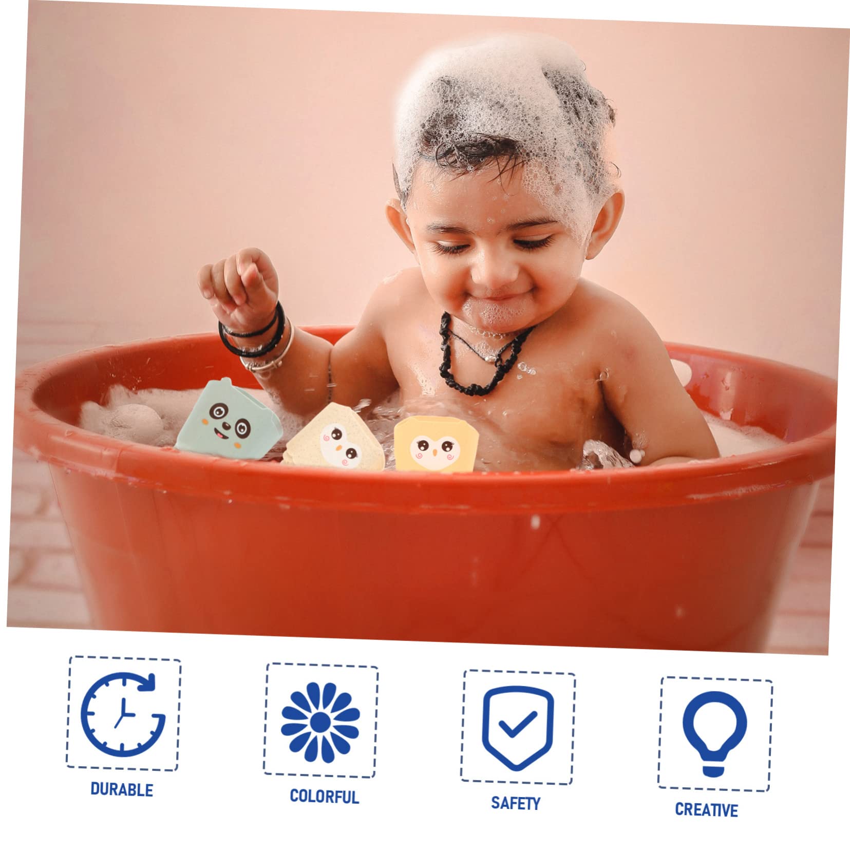 UPKOCH 2 Sets Baby Bath Toys for Newborns - Cute Cartoon Bathtub Toys, Plastic Bathing & Beach Play Set for Toddlers - Fun Bath Time & Outdoor Water Play