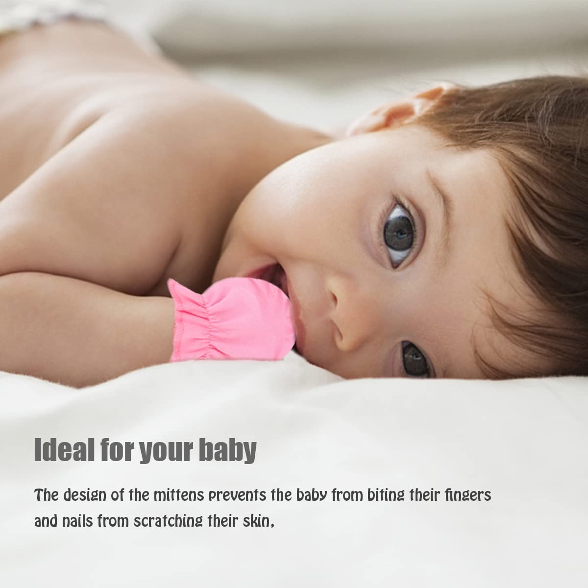 Soft Newborn Baby Mittens - No-Scratch Infant Gloves for Boys & Girls (Set of 6) | Perfect for Sleeping, Nursing & Protecting Delicate Skin