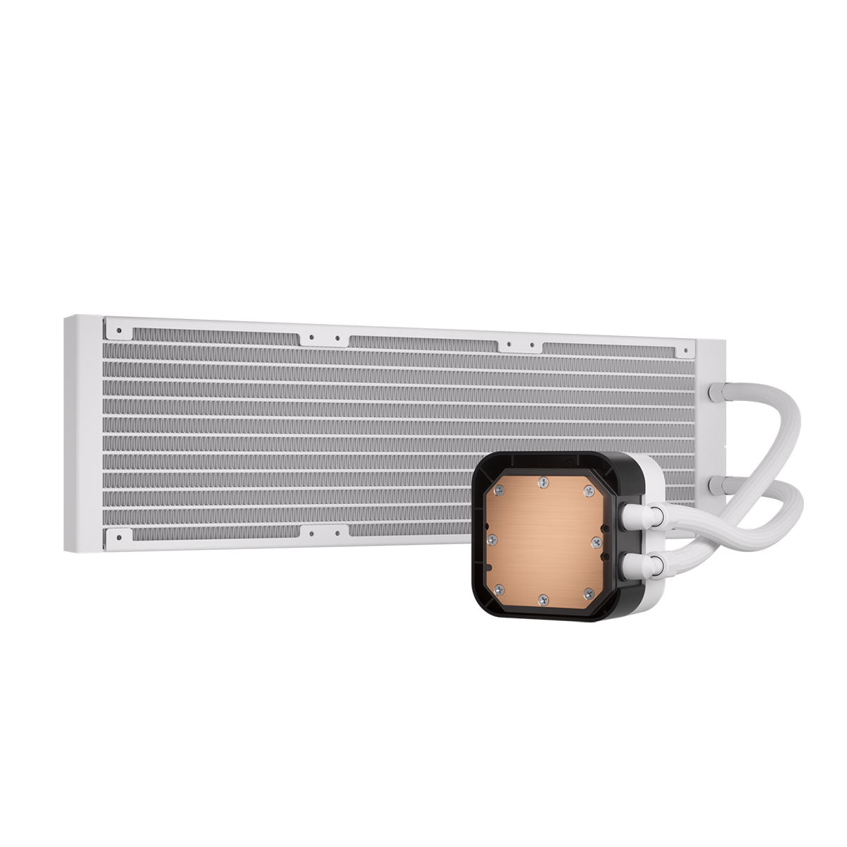 Corsair iCUE H150i ELITE LCD XT White RGB Liquid CPU Cooler - 360mm AIO Water Cooling System for PC Gaming, Overclocking & High Performance Computers - Perfect for Gaming Rigs, Workstations & Custom PC Builds