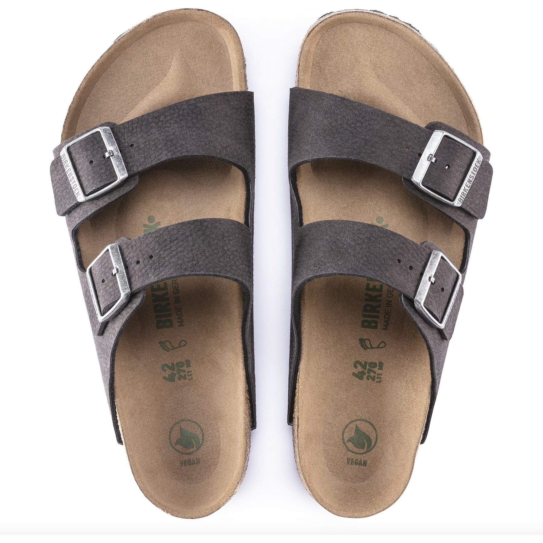 Birkenstock Arizona Vegan Synthetic Sandals for Men - Comfortable & Stylish Unisex Footwear for Beach, Travel & Casual Wear