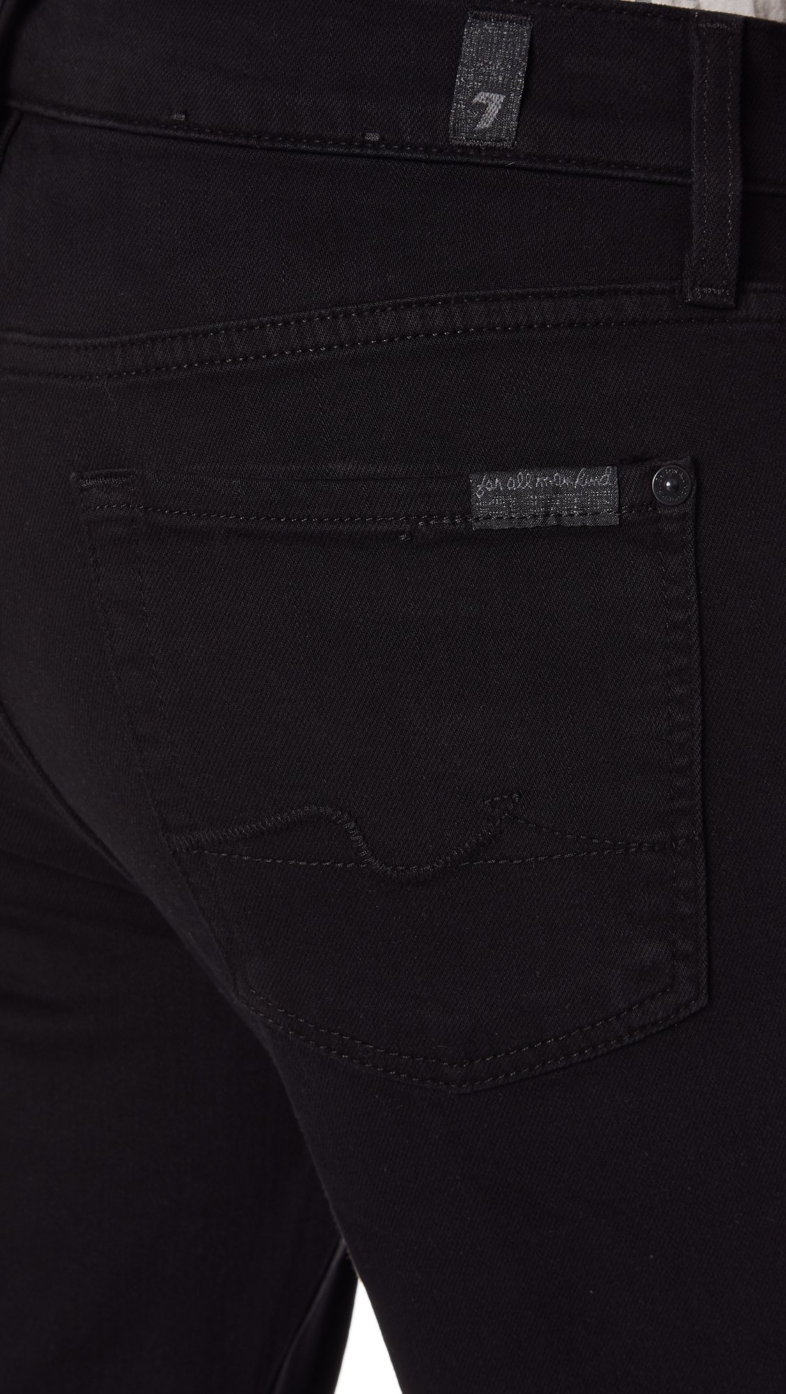 7 For All Mankind Men's Slimmy Luxe Performance Slim Fit Jeans - Premium Stretch Denim Pants for Casual & Business Wear