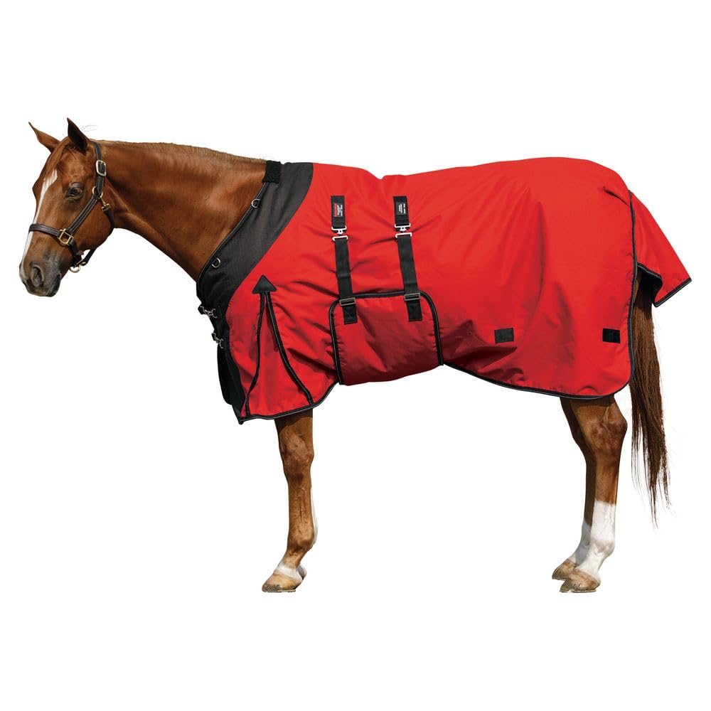 Contour Collar Classic II Horse Turnout Blanket - Waterproof Winter Horse Blanket with Bellyband Closure | Weather Protection for Cold Climates | Ideal for Stables, Trail Riding & Outdoor Horse Care
