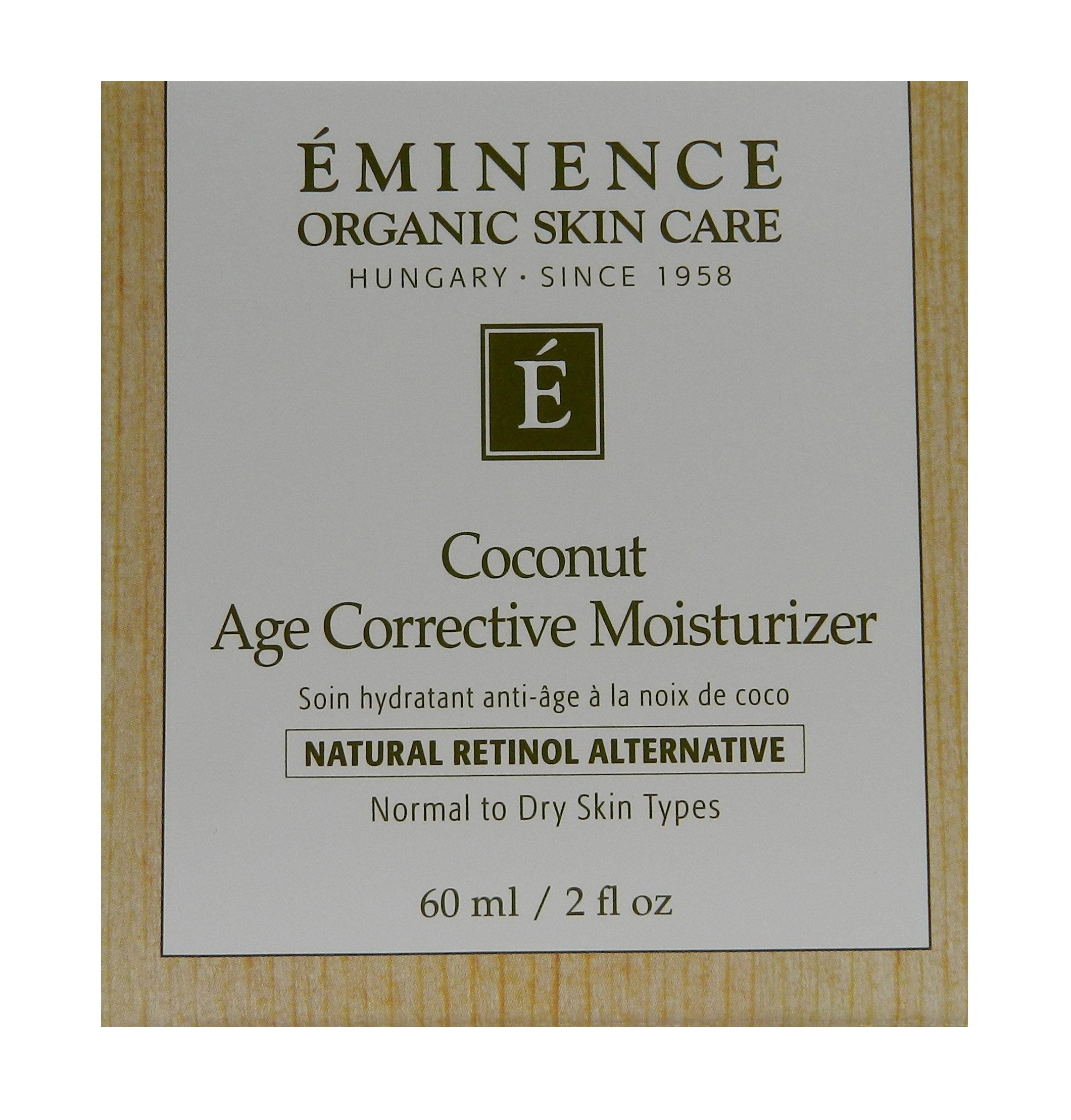 Eminence Organic Skincare Coconut Age Corrective Moisturizer - 2 oz | Anti-Aging Face Cream with Coconut for Hydration & Wrinkles | Perfect for Daily Skincare Routine & Mature Skin Care