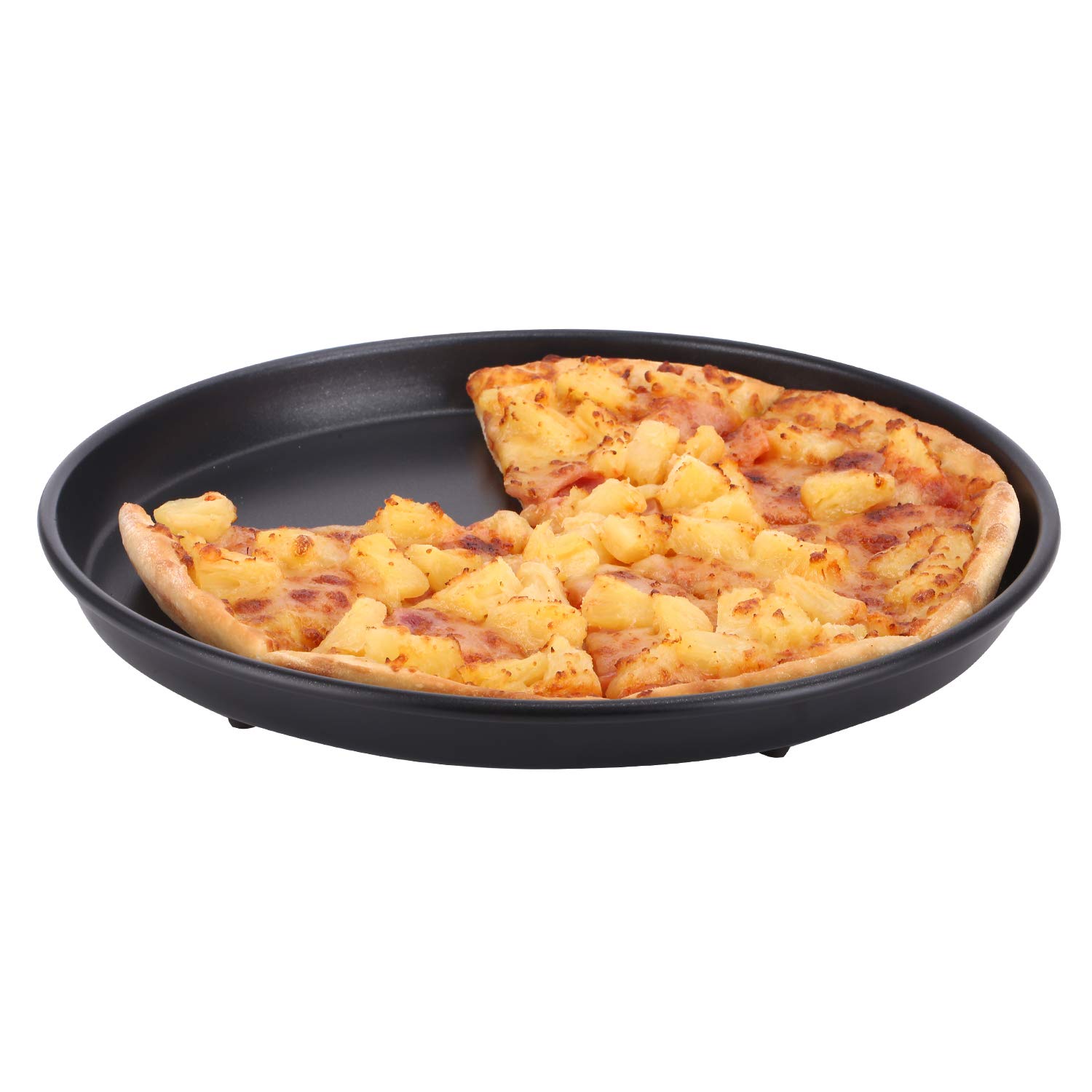 **MACONEE 12-Inch Universal Microwave Crisper Pan - Non-Stick Microwave Cookware for Reheating Pizza, Chicken Nuggets & French Toast - Crispy Plate Fry Pan for Perfectly Crispy Results - Ideal for Quick Meals, Snacks & Leftovers**
