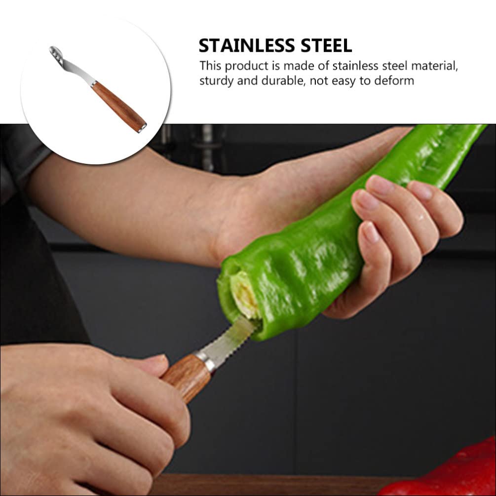 1pc Pepper Corer Tool - Kitchen Gadget for BBQ & Cooking