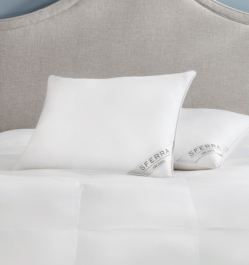 Arcadia Pillow - Ultra Soft Memory Foam Pillow for Neck Pain Relief & Side Sleepers - Perfect for Home, Office & Travel Use