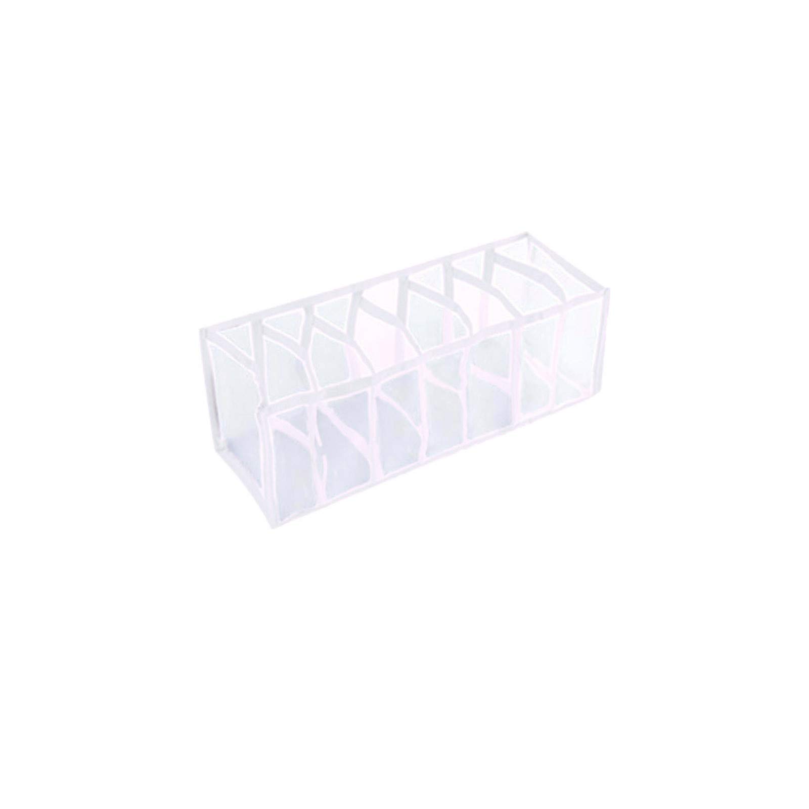 QQtangYA Foldable Mesh Underwear & Bra Storage Box - Breathable Organizer for Socks, Panties & Lingerie (One Size, Black) | Perfect for Closet, Drawer & Travel Organization