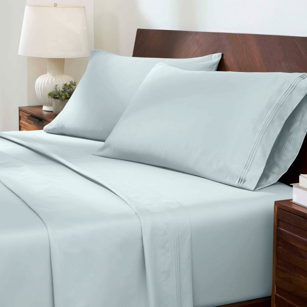 Premium 1000 Thread Count Egyptian Cotton Sheet Set - Eco-Friendly, Breathable & Hypoallergenic - Perfect for Luxury Bedding & Hot Sleepers