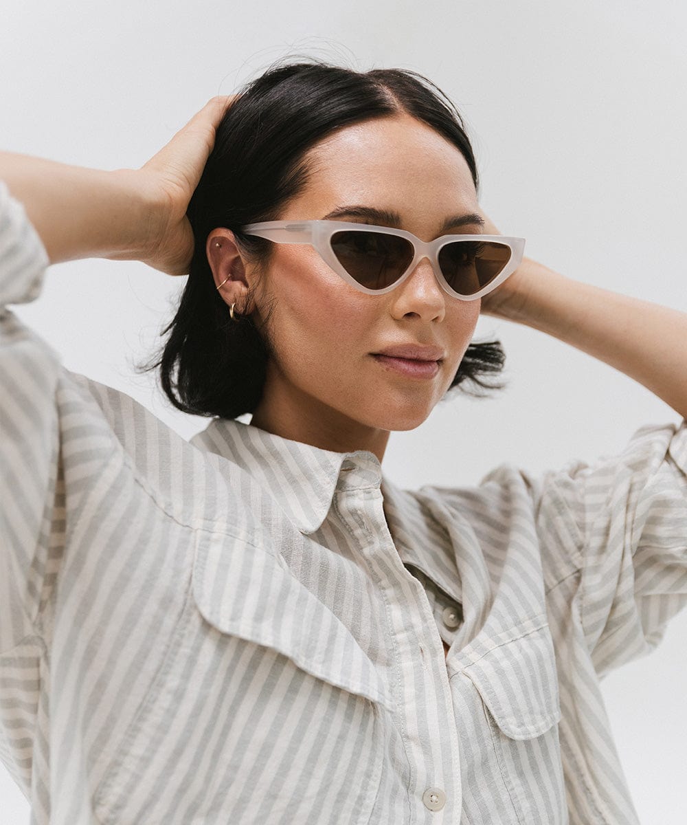 Pamela Cat Eye Sunglasses for Women - Trendy UV Protection Fashion Shades - Perfect for Beach, Driving & Outdoor Activities