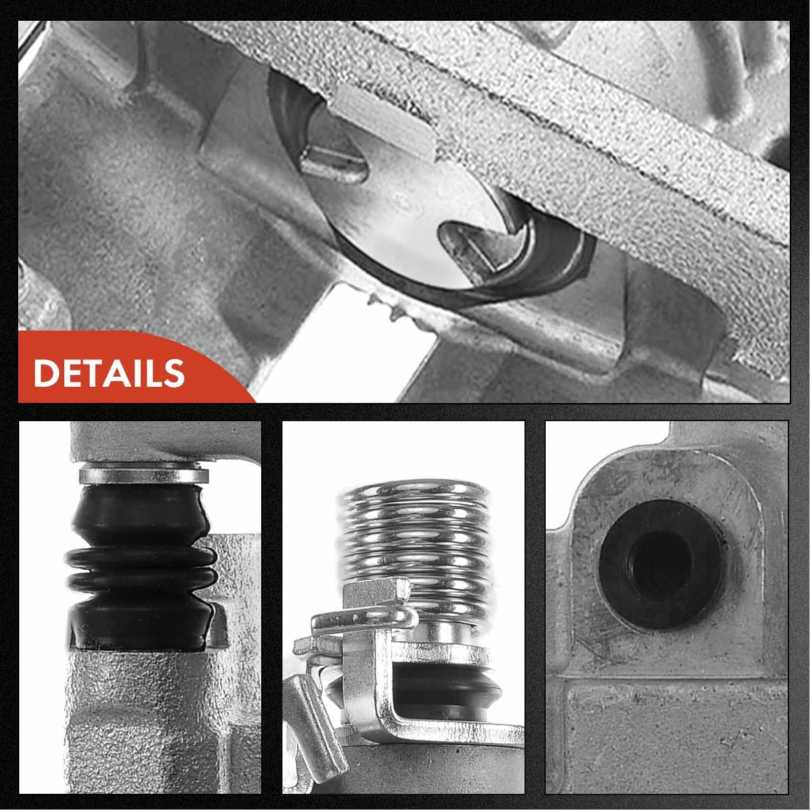 Premium Disc Brake Caliper Assembly with Bracket - Compatible with Chevy Impala 2011-2013 (Front & Rear, Driver & Passenger Side) - 4-Piece Set - Perfect for Smooth Braking & Vehicle Safety Maintenance