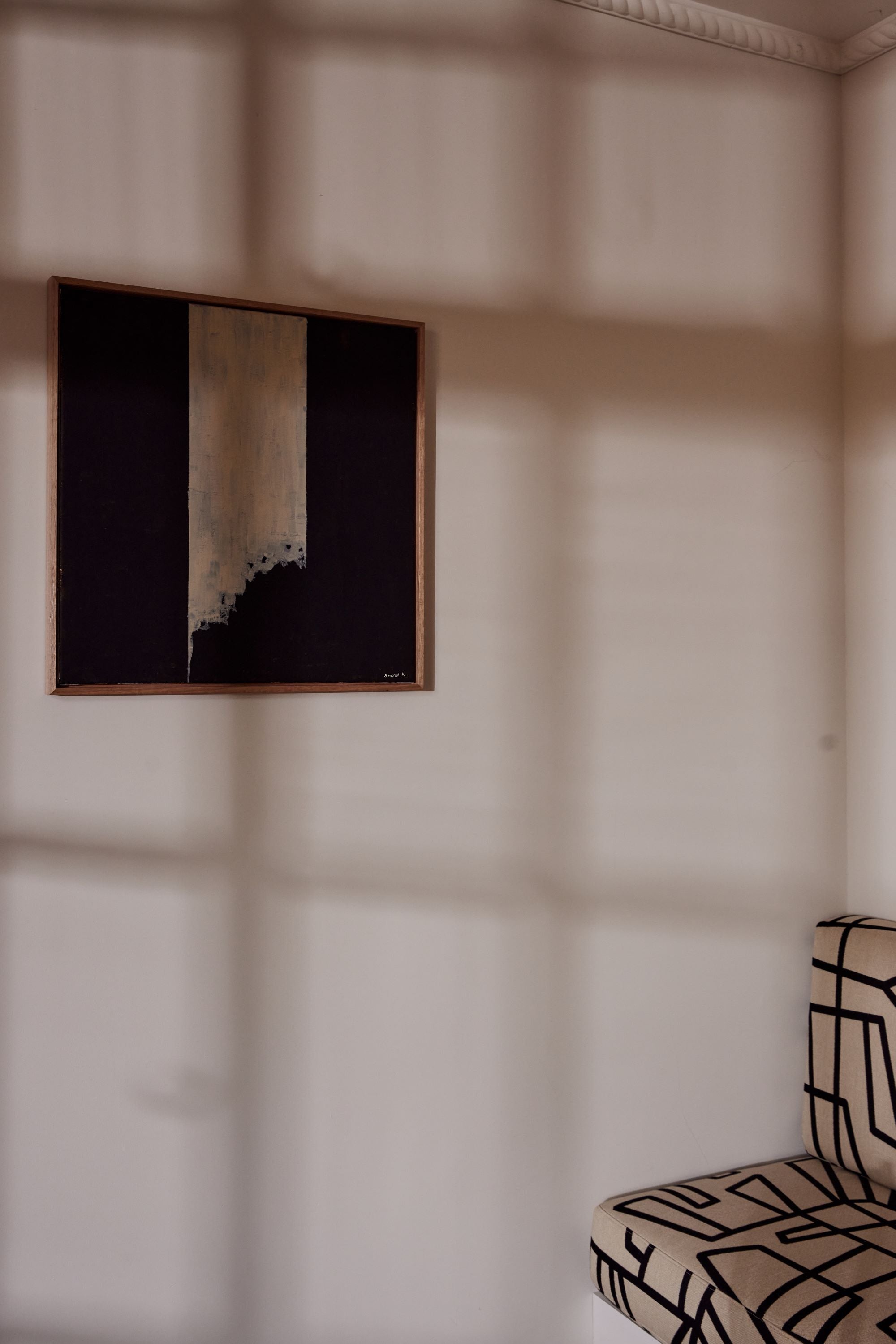 Abstract 1 | Clay on Black | Original Wall Art Painting - Perfect for Modern Home Decor, Office & Living Room