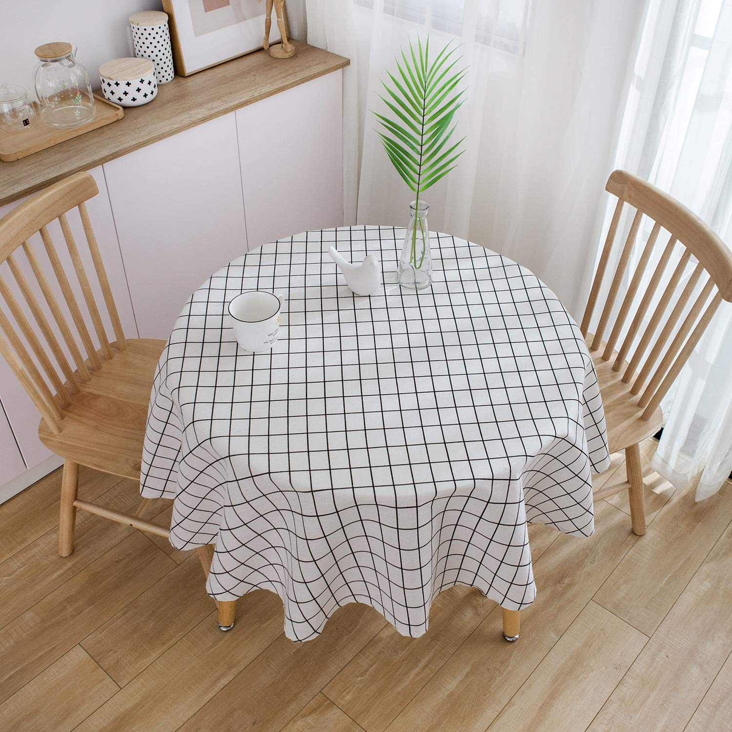Premium Cotton Linen Tablecloth - 60