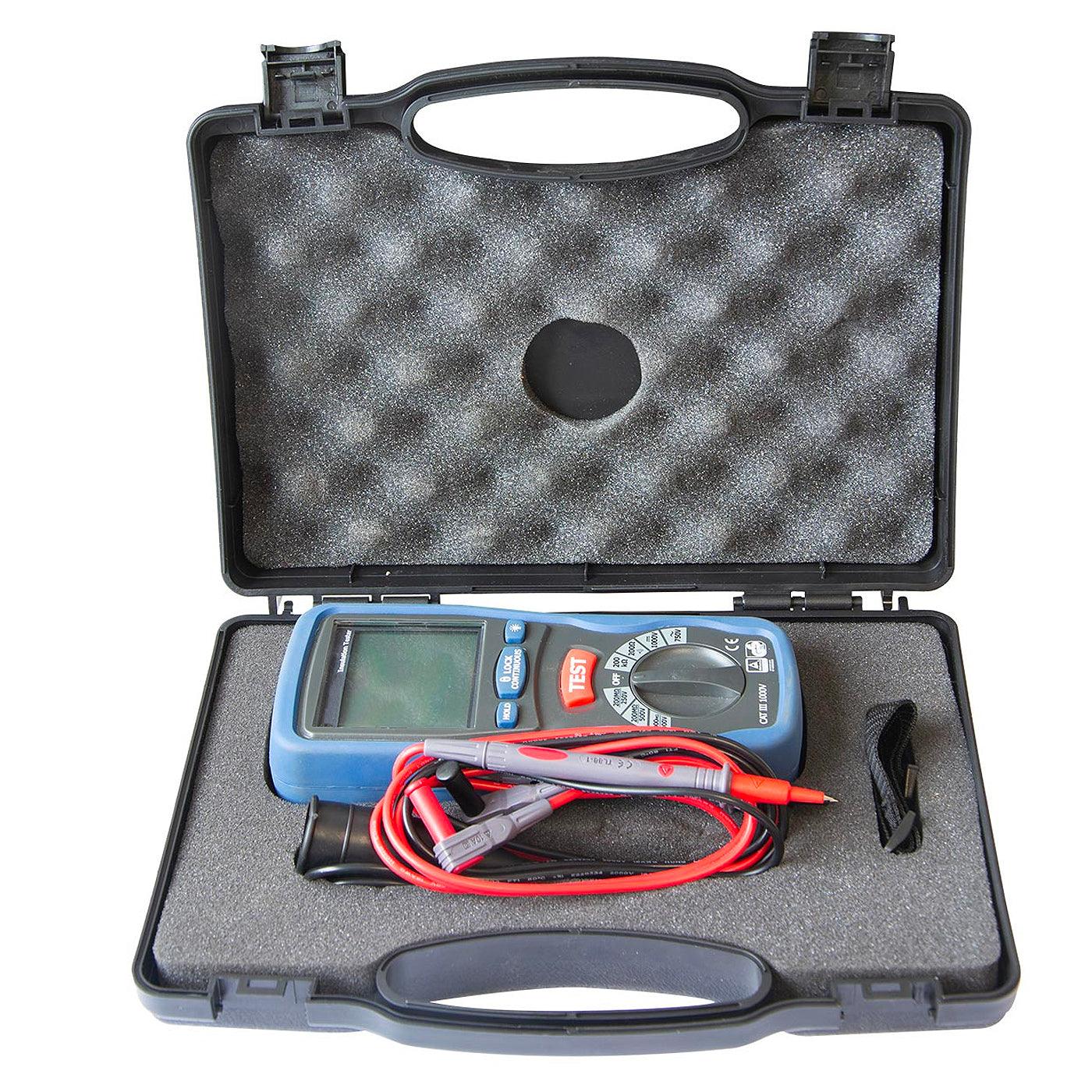 Professional Digital Insulation Resistance Tester Kit with Dual Display - Perfect for Home, Industrial, and Electrical Safety Testing