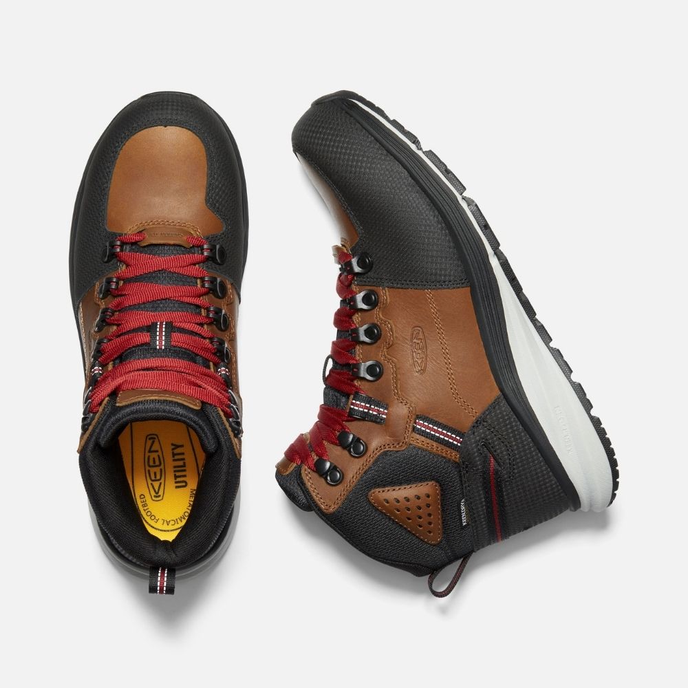Keen Red Hook 6 Men's Waterproof Composite Toe Hiking Safety Boots - ASTM F2413 Certified Work Boots for Construction, Landscaping & Outdoor Adventures (Model 1025691)