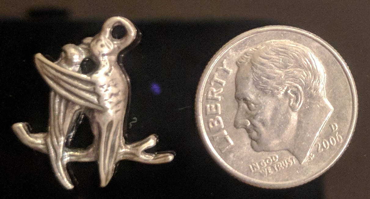 925 Solid Sterling Silver 3D Dangle Charms - Dolphins, Mermaid, Love Birds, Elephant & More Animal Pendants | Perfect for Necklaces, Bracelets & Jewelry Making