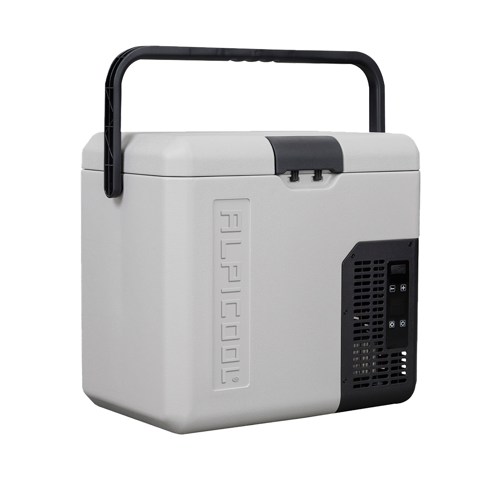Alpicool P18 12V Portable Car Refrigerator Freezer - Compact Mini Fridge for Road Trips, Camping & Tailgating - 18 Quart Car Cooler with DC/AC Power for Vehicles, Trucks & RVs